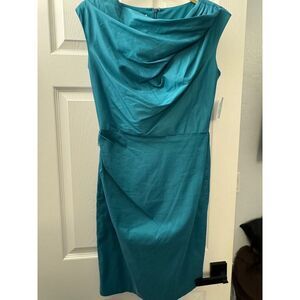Suzi Chin for Maggy Boutique Turquoise Dress‎ (NWT)